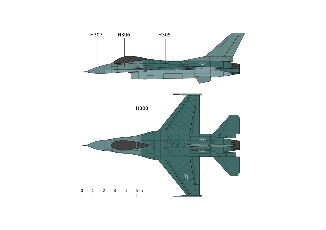 F-16 Fighting Falcon - US Air Force - Paint Scheme - Mr Hobby